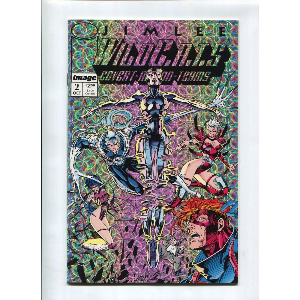 Wild Cats #2 Image Comics 1992 Comic Book Jim Lee Foil